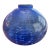 Mikasa Cascade Blue Glass Vase For Sale