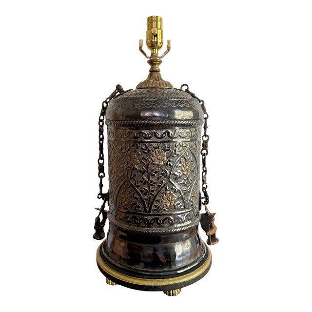 Vintage Anglo Indian Lantern Lamp For Sale