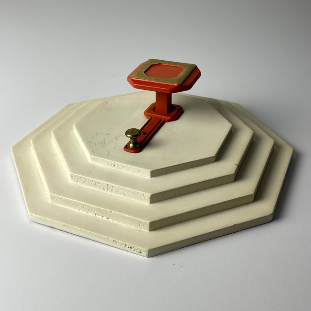 Orange Vintage Italian Art Deco Hanger, 1960s For Sale - Image 8 of 15