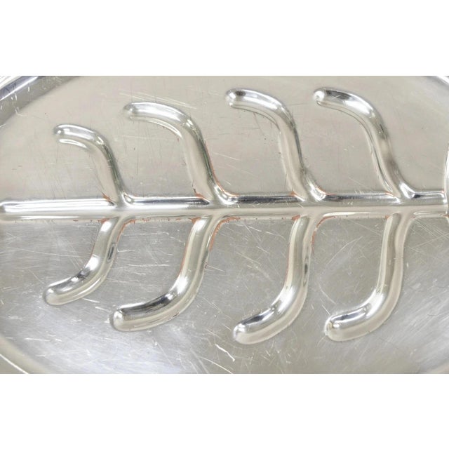Vintage English Sheffield Meat Cutlery Serving Platter Tray "Asc" Monogram For Sale - Image 9 of 11