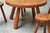 Mid-Century Modern Coffee Table and Stools in Oak, 1940s, Set of 5 For Sale - Image 9 of 13