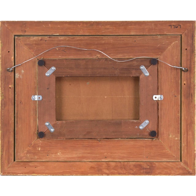 Late 19th Century "Storm Over the Lake" Pacific Northwest Landscape Oil Painting by Charles Harmon, Framed For Sale - Image 10 of 12