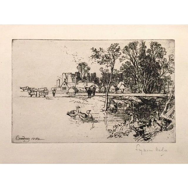 Beautiful proof on vergé crème, signed by the artist in pencil. Full margins. Ex-coll. H.H. Benedict (Lugt 1298). Ref....