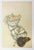 Artist: Egon Schiele Country: Austria Title: Female torso in black stocking Medium: Offset -32 Paper: Heavy paper 16 x 12...