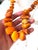 Vintage Butterscotch Amber Beaded Necklace For Sale - Image 4 of 4