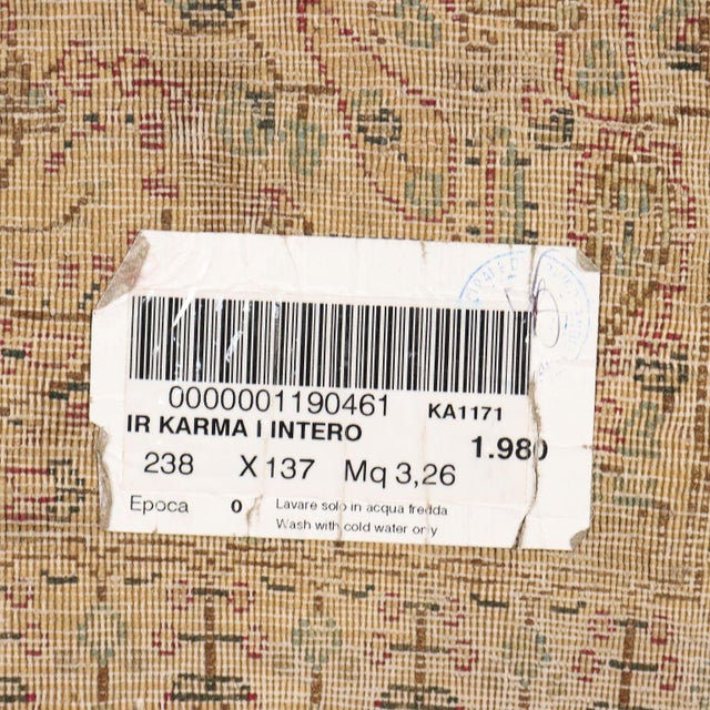 Vintage Cotton Wool Thin Knot Rug, Turkey For Sale - Image 12 of 16