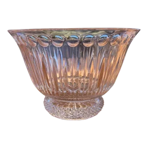 1990s Sutton Place Crystal Centerpiece Bowl by Godinger