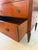 Neoclassical 19th Century Hand-Painted Satin Wood Secretary Desk and Dresser For Sale - Image 3 of 12