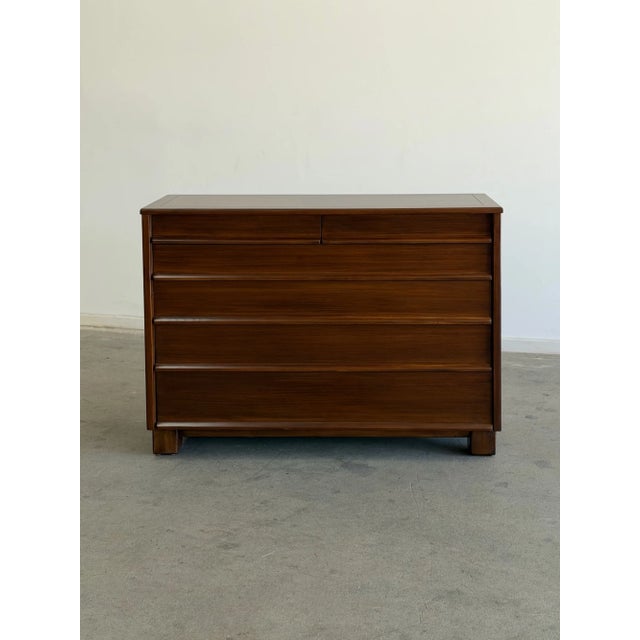 Mid-Century Modern Mid-Century Walnut 6-Drawer Dresser For Sale - Image 3 of 11