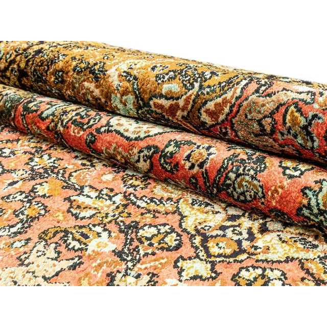 Mid-Century Modern Silk Rug, 1960s For Sale - Image 4 of 14