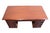 Late 20th Century Kimball Furniture Solid Mahogany Traditional Style 72" Executive Office Desk For Sale - Image 5 of 13
