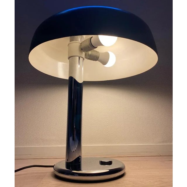 Black Black Table Lamp by Hillebrand, 1970s For Sale - Image 8 of 14