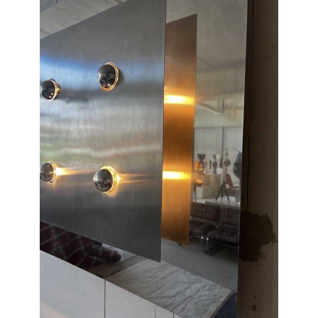 1960s Screen Wall Lamp by Fabrizio Cocchia and Gianfranco Fini for New Lamp, 1970s For Sale - Image 5 of 15