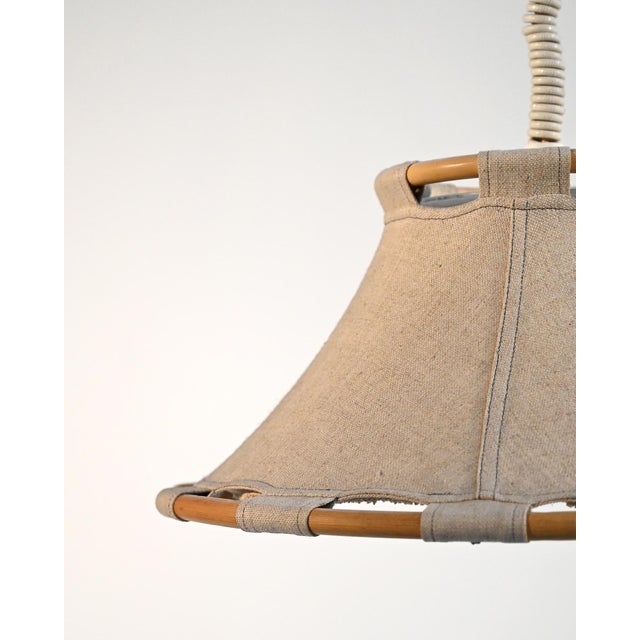 Beige Lamp by Anna Ehrner for Ateljé Lyktan, 1970s For Sale - Image 8 of 12