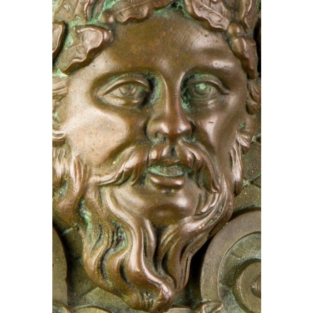 Large 19th Century Neoclassical Style Bronze Wall Light For Sale - Image 3 of 18