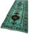 Boho Chic Turquoise Bohemian Runner Rug For Sale - Image 3 of 7