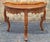 Italian Rococo 19th Century Hand Carved Venetian Demilune Console, Recently Restored For Sale - Image 11 of 11