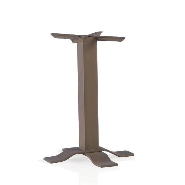 Modern Bistro High Table in Wrought Iron with Marble Top. Indoor & Outdoor For Sale - Image 3 of 5