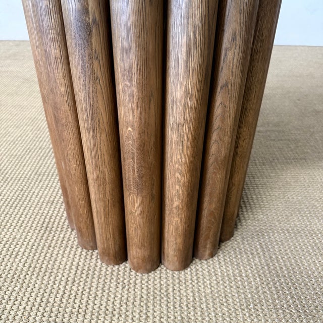 Lavene Dining Table in Montana Brown Finish 42" For Sale - Image 9 of 11