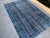 1960s Vintage Turkish Distressed Blue Floor Rug For Sale - Image 10 of 11