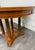 Vintage Neoclassical Regency Revival Walnut Pedestal Dining Table For Sale - Image 11 of 17