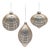Champagne Glittered Ball Ornament (Set of 6) For Sale