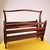 Vintage Wooden Magazine Rack, 1950s For Sale - Image 6 of 6