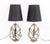 Black Koket "Gem" Table Lamps, Pair For Sale - Image 8 of 13