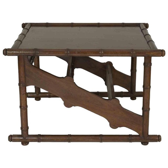 Vintage Bamboo Coffee Table, Italy, 1960s For Sale - Image 6 of 6