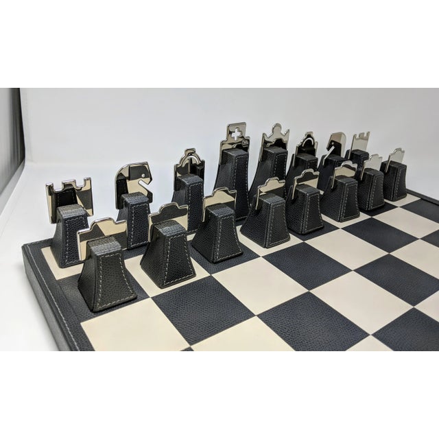 Chess is perhaps the most elegant game of all and with Renzo Romagnoli this oversized calf leather chessboard takes it to...
