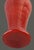 Red Vintage Mid-Century Modern Italian Red Opaline Ruffled Top Art Glass Vase For Sale - Image 8 of 10