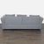 2000 - 2009 Modern 3-Seat Gray Sofa With Cushions For Sale - Image 5 of 9