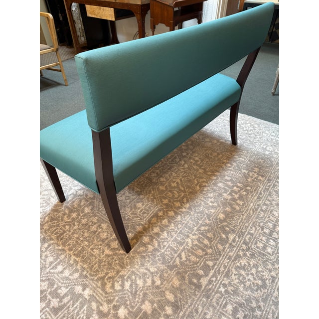Roberto Barahona Custom Performance Fabric Bench For Sale - Image 10 of 12