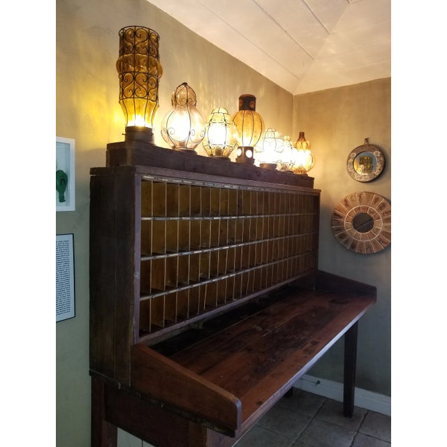 After acquiring these lamps for years, I finally was able to make an incredible new lamp out of them! Affixed on rustic...