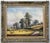 Vintage Painting of Harvest Time in the English Countryside by British Artist 1990 Circa For Sale - Image 14 of 17