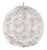 21st Century White Lotus Murano Chandelier by Fabio LTD For Sale