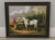 Man & Horse Framed Oil Painting on Canvas For Sale - Image 9 of 9