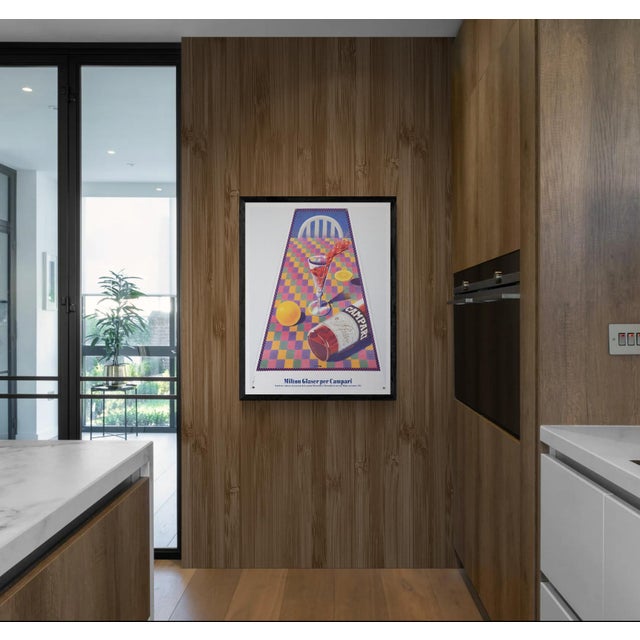 Campari – 1992 – Original Vintage Advertising Poster by Milton Glaser – Pop Art – 89x66 cm The Piece This original 1992...
