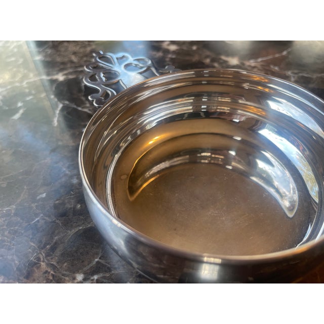 Mid-Century Modern Lunt Silverplate Porringer Bowl For Sale - Image 3 of 5