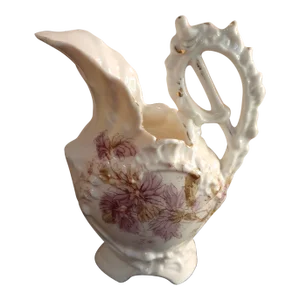 1950s Victorian Porcelain Floral Ewer