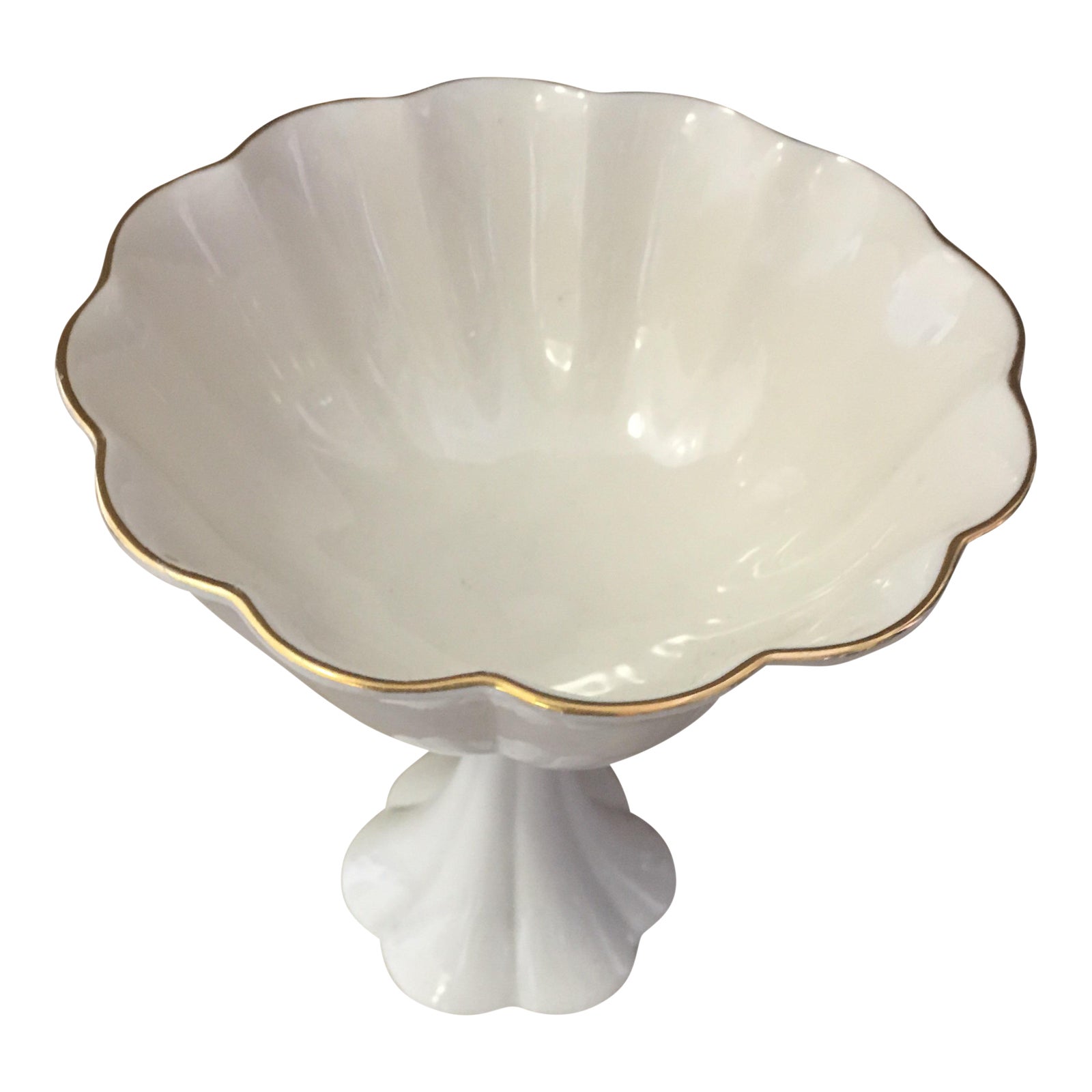 Vintage Lenox China Footed Compote Serving Bowl Chairish