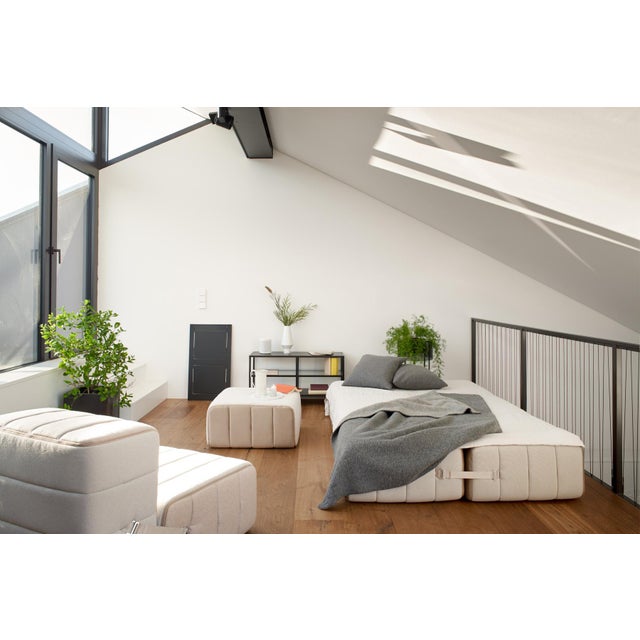 Modular Single-Seater Sofa / Lounger in Dama Fabric – 3 Sofa Modules from Ambivalenz For Sale - Image 4 of 5