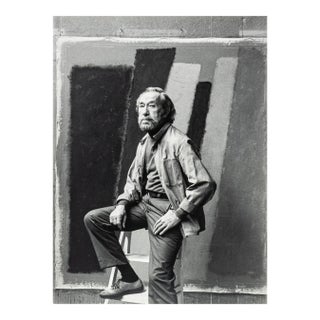 Anne Sager Portrait of John Opper Silver Print For Sale