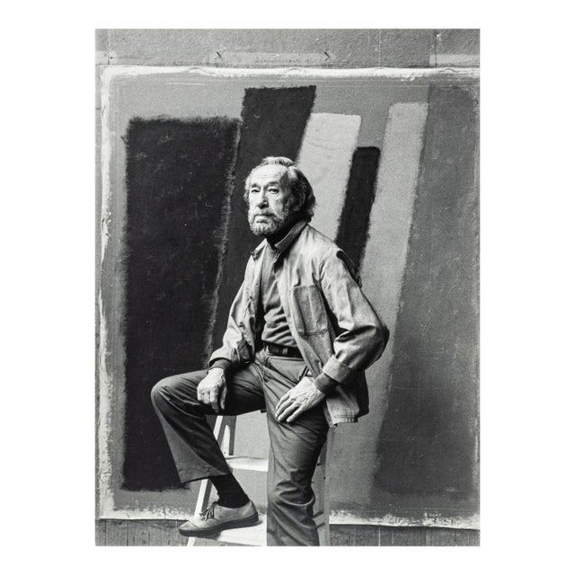 Anne Sager Portrait of John Opper Silver Print For Sale