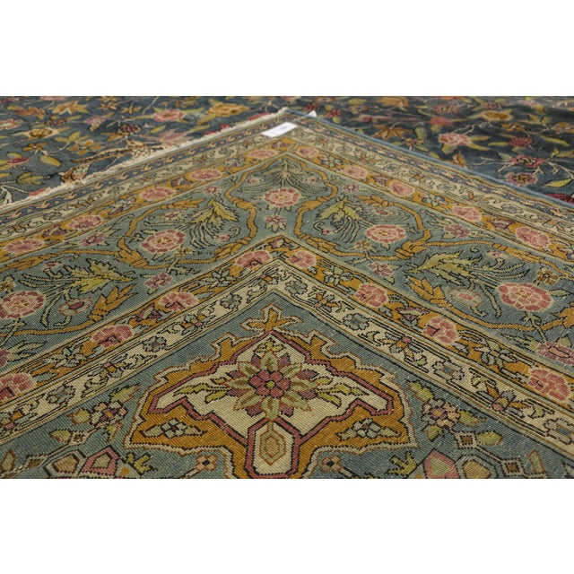 Textile Late 19th Century Indian Agra Rug, 09'09 X 19'08 For Sale - Image 7 of 10