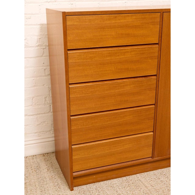 Wood Mid 20th Century Danish Modern Cabinet Dresser For Sale - Image 7 of 12