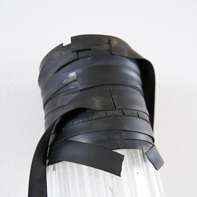 Lamp in Bamboo & Murano Glass For Sale - Image 6 of 10