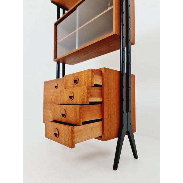 Mid-Century Danish Freestanding Bookshelf System in Teak by Bengt Ruda, 1960s For Sale - Image 9 of 18