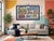 Paul Smith Rare Large Paul Smith "Trains" Needlepoint Wall Art — 65" Wide, Framed & Signed For Sale - Image 4 of 16