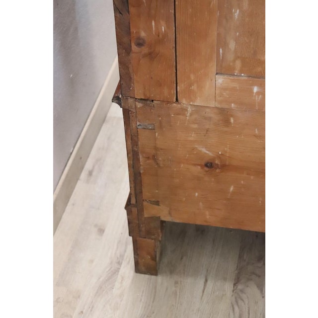 Large Antique 19th Century 4-Door Wardrobe in Walnut For Sale - Image 16 of 18